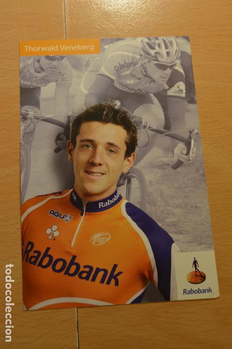 Coleccionismo deportivo: POSTAL DEL CICLISTA THORWALD VENEBERG (RABOBANK) - Foto 1