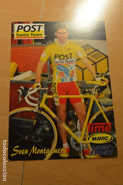 Coleccionismo deportivo: POSTAL DEL CICLISTA SVEN MONTGOMERY (POST SWISS) - Foto 1
