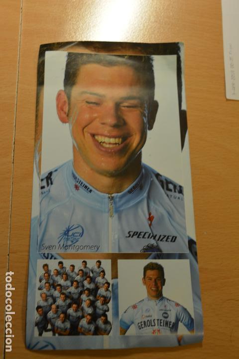 Coleccionismo deportivo: POSTAL DEL CICLISTA SVEN MONTGOMERY (GEROLSTEINER) - Foto 1