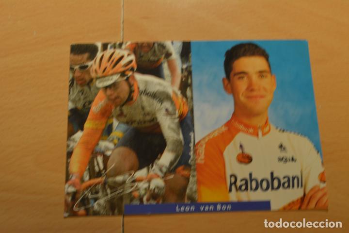 Coleccionismo deportivo: POSTAL DEL CICLISTA LEON VAN BON (RABOBANK) - Foto 1