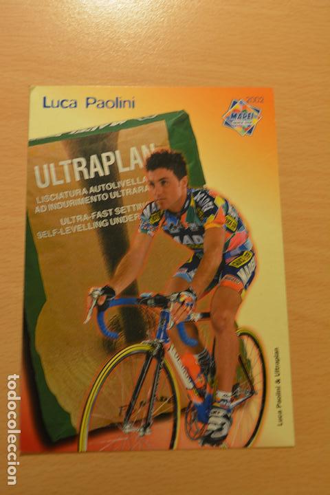 Coleccionismo deportivo: POSTAL DEL CICLISTA LUCA PAOLINI (MAPEI QUICK STEP) - Foto 1