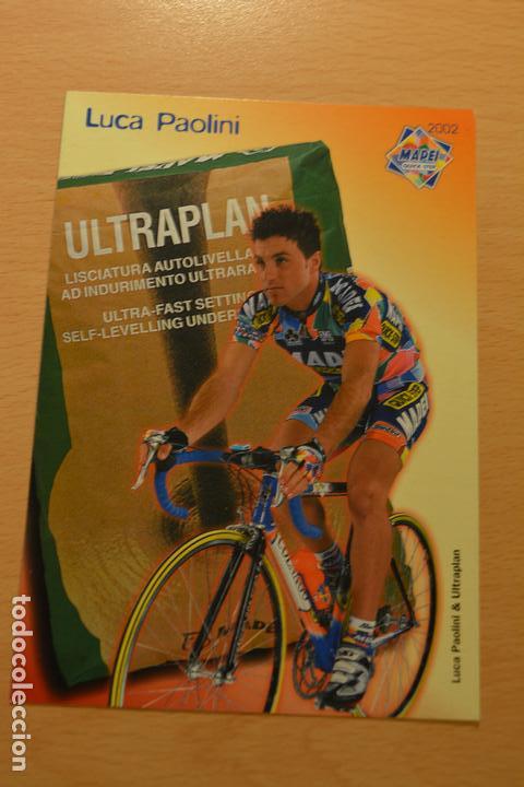 Coleccionismo deportivo: POSTAL DEL CICLISTA LUCA PAOLINI (MAPEI QUICK STEP) - Foto 1