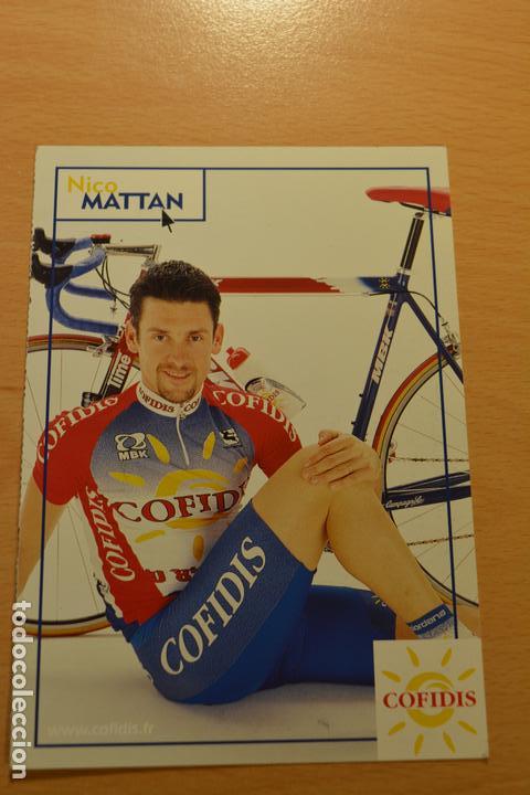 Coleccionismo deportivo: POSTAL DEL CICLISTA NICO MATTAN (COFIDIS) - Foto 1