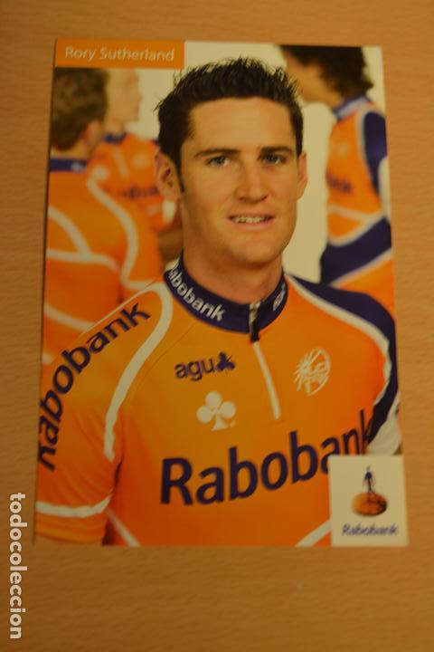 Coleccionismo deportivo: POSTAL DEL CICLISTA RORY SUTHERLAND (RABOBANK) - Foto 1
