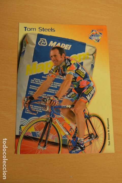 Coleccionismo deportivo: POSTAL DEL CICLISTA TOM STEELS (MAPEI QUICK STEP) - Foto 1