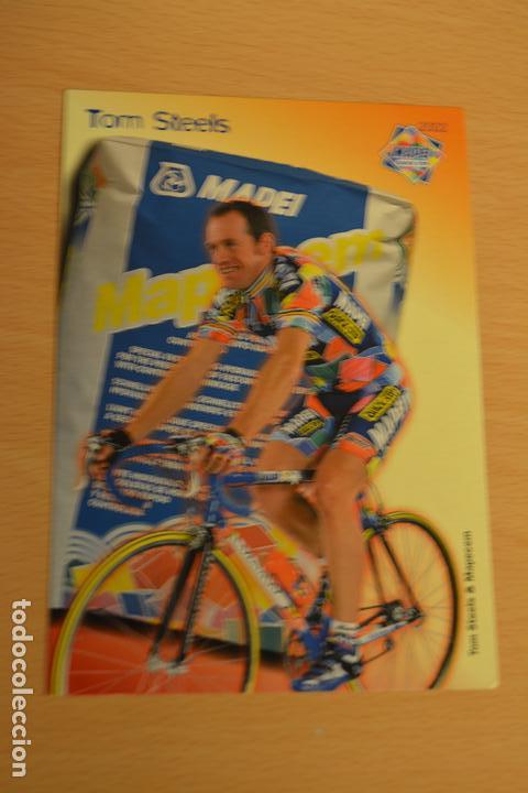 Coleccionismo deportivo: POSTAL DEL CICLISTA TOM STEELS (MAPEI QUICK STEP) - Foto 1
