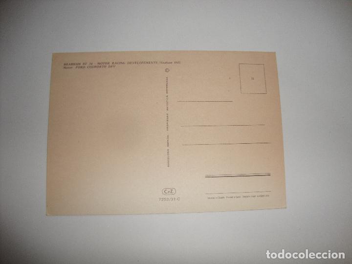 Coleccionismo deportivo: POSTAL COCHE BRABHAM - Foto 2