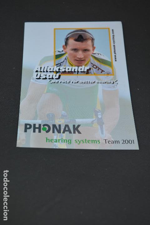 Coleccionismo deportivo: POSTAL DEL CICLISTA ALEXANDRE USOV (PHONAK) - Foto 1