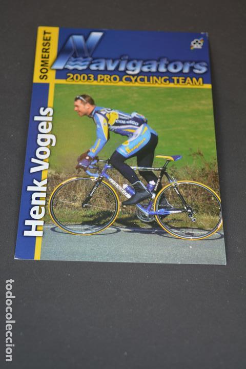 Coleccionismo deportivo: POSTAL DEL CICLISTA HENK VOGELS (NAVIGATORS) - Foto 1