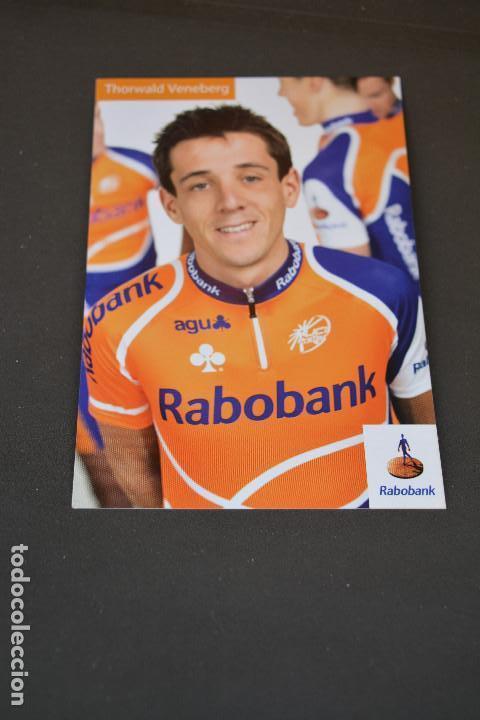 Coleccionismo deportivo: POSTAL DEL CICLISTA THORWALD VENEBERG (RABOBANK) - Foto 1