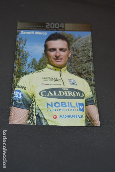 Coleccionismo deportivo: POSTAL DEL CICLISTA MARCO ZANOTTI (VINI CALDIROLA) - Foto 1