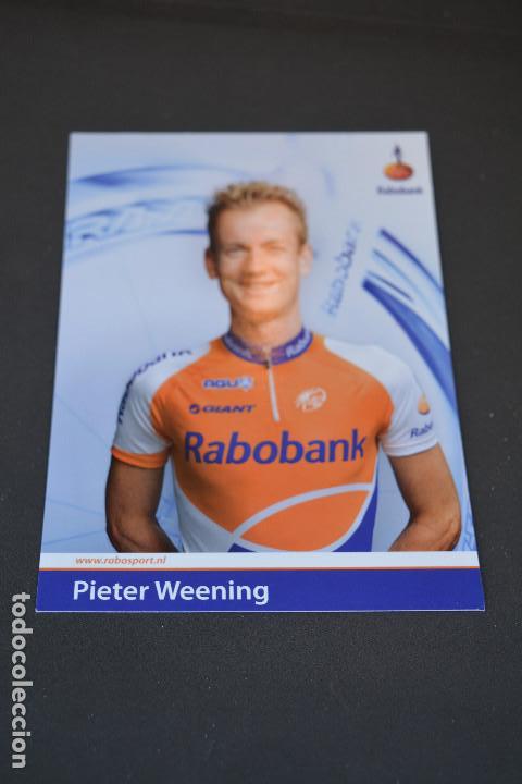 Coleccionismo deportivo: POSTAL DEL CICLISTA PIETER WEENING (RABOBANK) - Foto 1