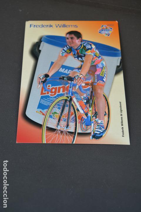 Coleccionismo deportivo: POSTAL DEL CICLISTA FREDERIK WILLEMS /MAPEI QUICK STEP) - Foto 1