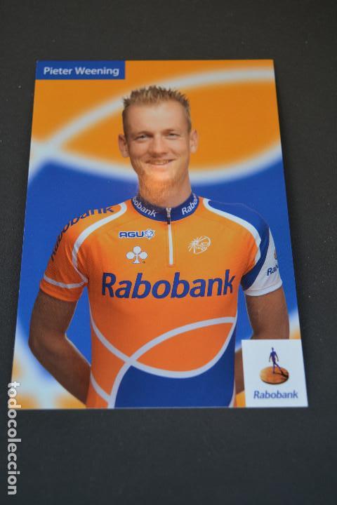 Coleccionismo deportivo: POSTAL DEL CICLISTA PIETER WEENING (RABOBANK) - Foto 1