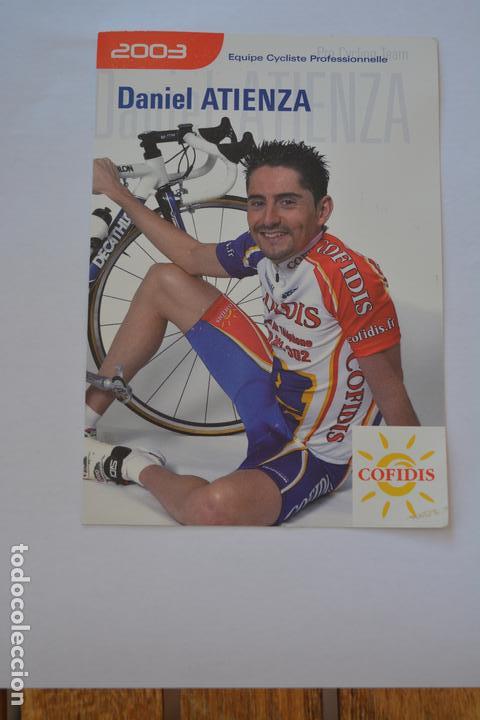 Coleccionismo deportivo: POSTAL DEL CICLISTA DANIEL ATIENZA (COFIDIS) - Foto 1