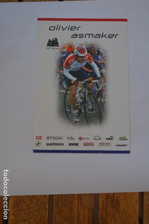 Coleccionismo deportivo: 9POSTAL DEL CICLISTA OLIVIER ASMAKER (CSC) - Foto 1