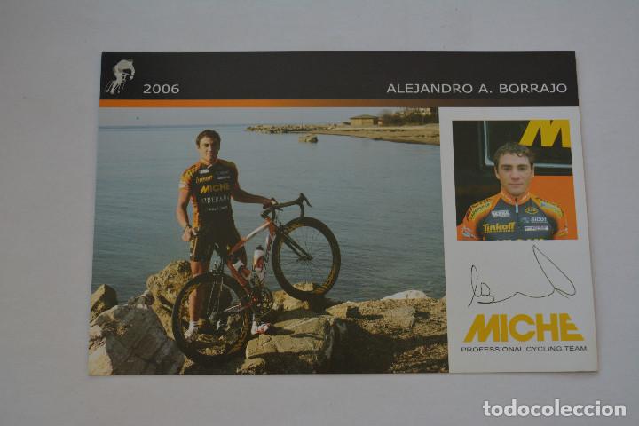 Coleccionismo deportivo: POSTAL DEL CICLISTA ALEJANDRO BORRAJO (MICHE) - Foto 1