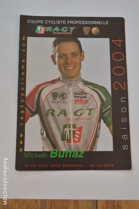 Coleccionismo deportivo: POSTAL DEL CICLISTA MICKAEL BUFFAZ (RAGT) - Foto 1