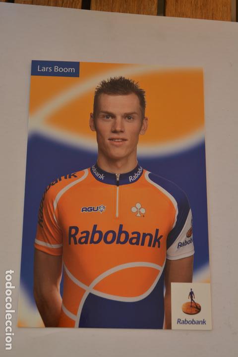 Coleccionismo deportivo: POSTAL DEL CICLISTA LARS BOOM (RABOBAK) - Foto 1