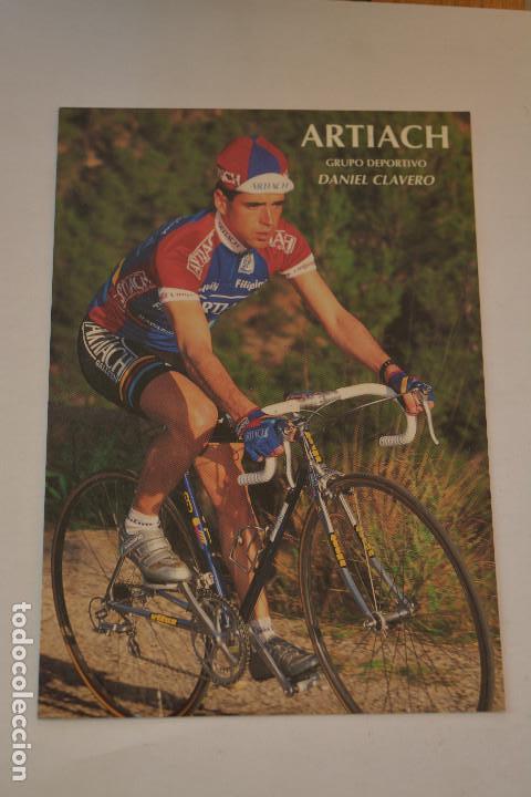 Coleccionismo deportivo: POSTAL DEL CICLISTA DANIEL CLAVERO (ARTIACH) - Foto 1