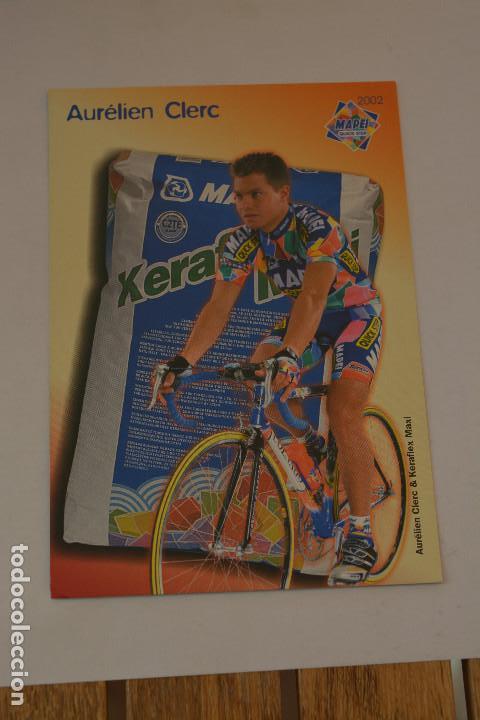 Coleccionismo deportivo: POSTAL DEL CICLISTA AURELIEN CLERC (MAPEI QUICK STEP) - Foto 1