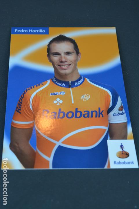 Coleccionismo deportivo: POSTAL DEL CICLISTA PEDRO HORRILLO (RABOBANK) - Foto 1