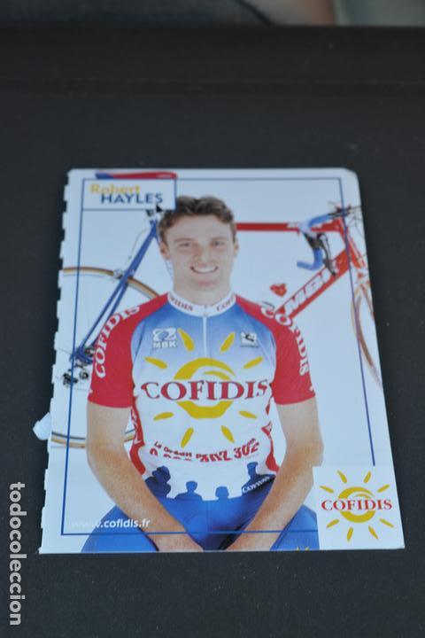 Coleccionismo deportivo: POSTAL DEL CICLISTA ROBERT HAYLES (COFIDIS) - Foto 1