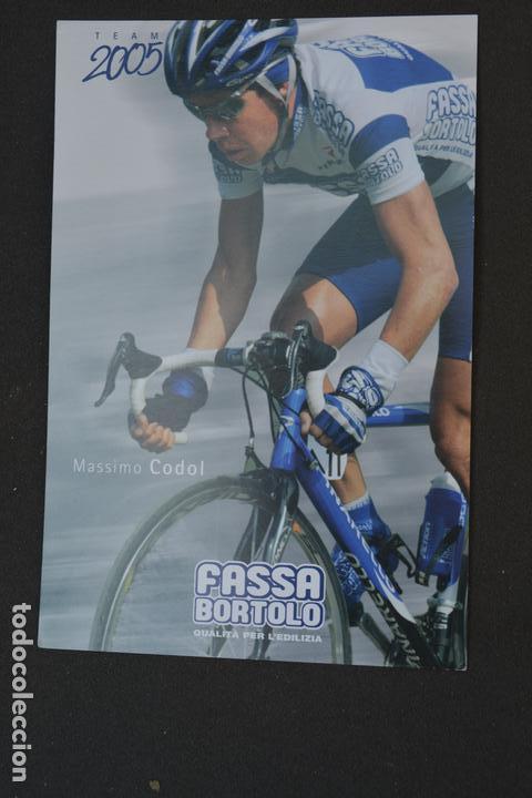 Coleccionismo deportivo: POSTAL DEL CICLISTA MASSIMO CODOL (FASSA BORTOLO) - Foto 1