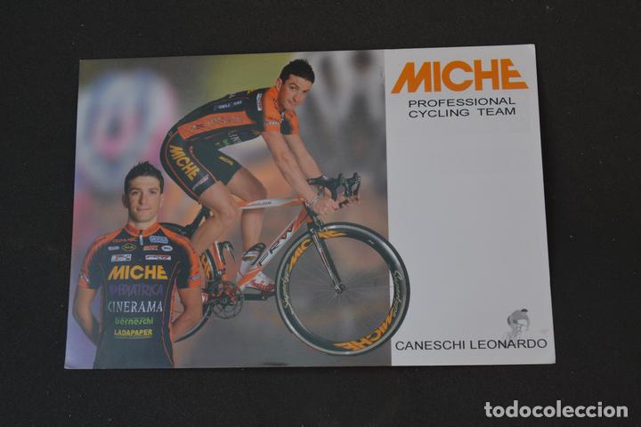 Coleccionismo deportivo: POSTAL DEL CICLISTA LEONARDO CANESCHI (MICHE) - Foto 1