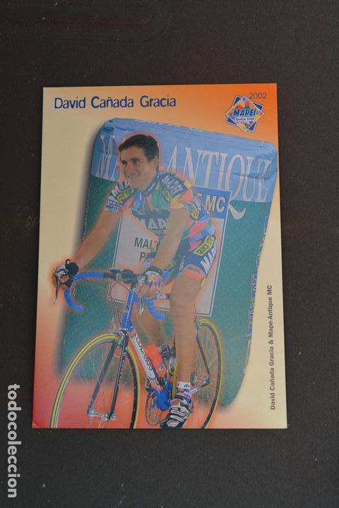 Coleccionismo deportivo: POSTAL DEL CICLISTA DAVID CA&Ntilde;ADA (MAPEI QUICK STEP) - Foto 1