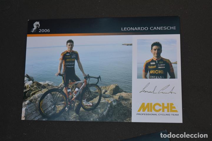 Coleccionismo deportivo: POSTAL DEL CICLISTA LEONARDO CANESCHI (MICHE) - Foto 1