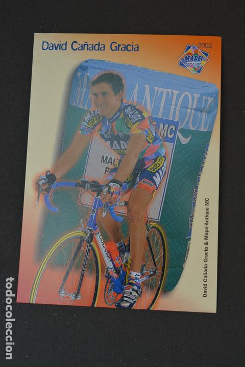 Coleccionismo deportivo: POSTAL DEL CICLISTA DAVID CA&Ntilde;ADA (MAPEI QUICK STEP) - Foto 1