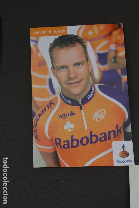 Coleccionismo deportivo: POSTAL DEL CICLISTA STEVEN DE JONGH (RABOBANK) - Foto 1