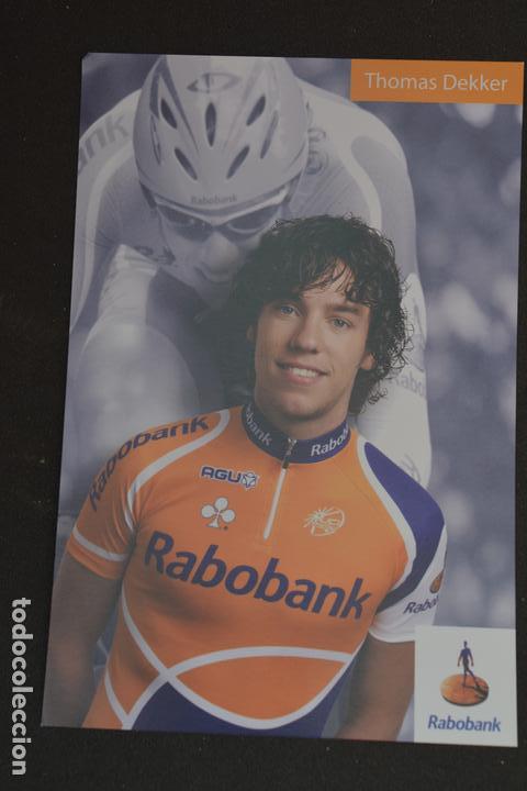 Coleccionismo deportivo: POSTAL DEL CICLISTA THOMAS DEKKER (RABOBANK) - Foto 1
