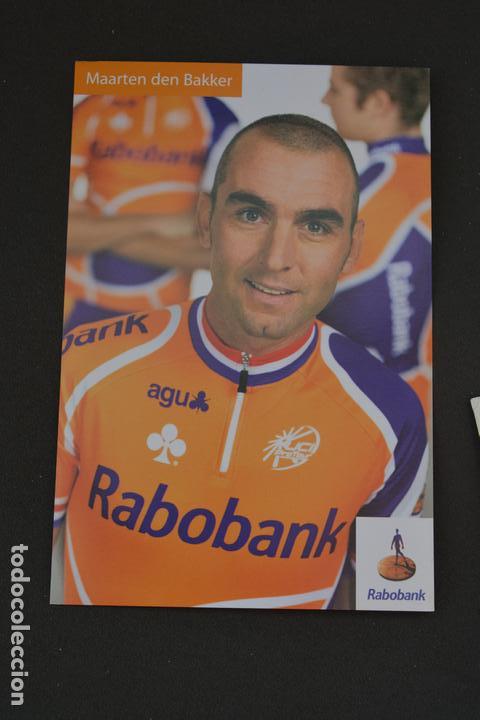 Coleccionismo deportivo: POSTAL DEL CICLISTA MAARTEN DEN BAKKER (RABOBANK) - Foto 1