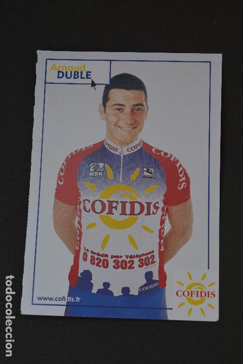 Coleccionismo deportivo: POSTAL DEL CICLISTA ARNAUD DUBLE (COFIDIS) - Foto 1