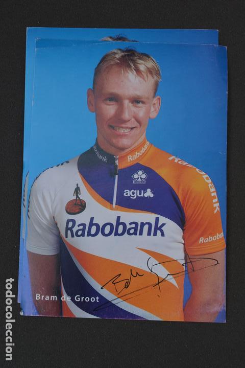 Coleccionismo deportivo: POSTAL DEL CICLISTA BRAM DE GROOT (RABOBANK) - Foto 1