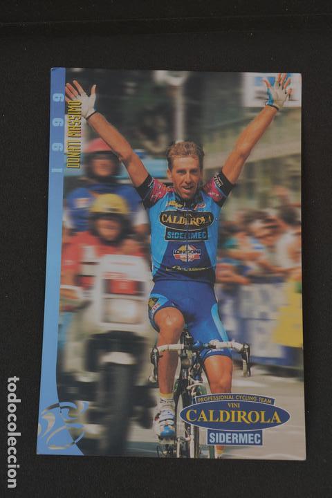 Coleccionismo deportivo: POSTAL DEL CICLISTA MASSIMO DONATI (VINI CALDIROLA) - Foto 1