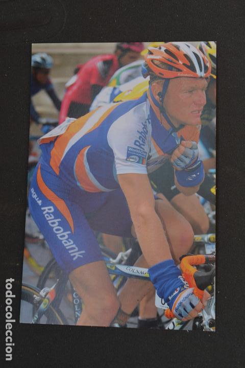 Coleccionismo deportivo: POSTAL DEL CICLISTA BRAM DE GROOT (RABOBANK) - Foto 1