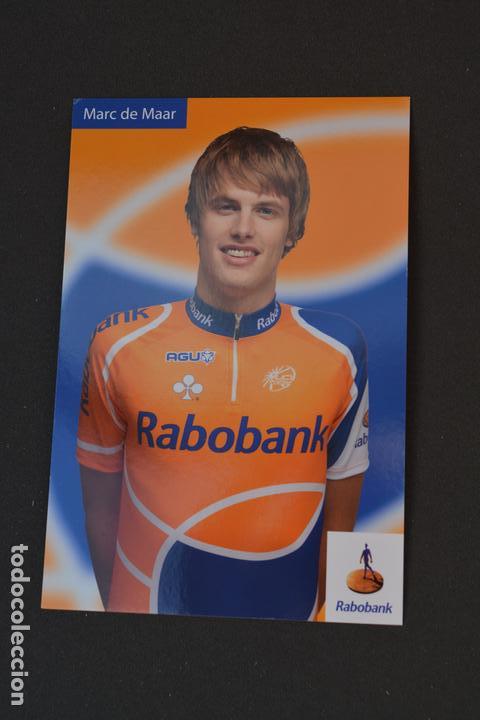 Coleccionismo deportivo: POSTAL DEL CICLISTA MARC DE MAAR (RABOBANK) - Foto 1
