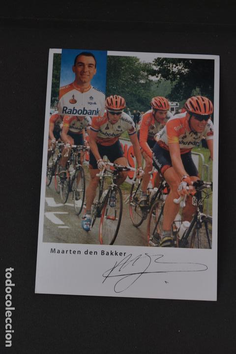 Coleccionismo deportivo: POSTAL DEL CICLISTA MAARTEN DEN BAKKER (RABOBANK) - Foto 1