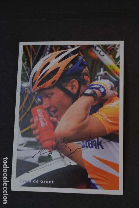 Coleccionismo deportivo: POSTAL DEL CICLISTA BRAM DE GROOT (RABOBANK) - Foto 1