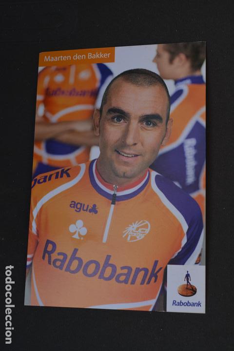 Coleccionismo deportivo: POSTAL DEL CICLISTA MAARTEN DEN BAKKER (RABOBANK) - Foto 1