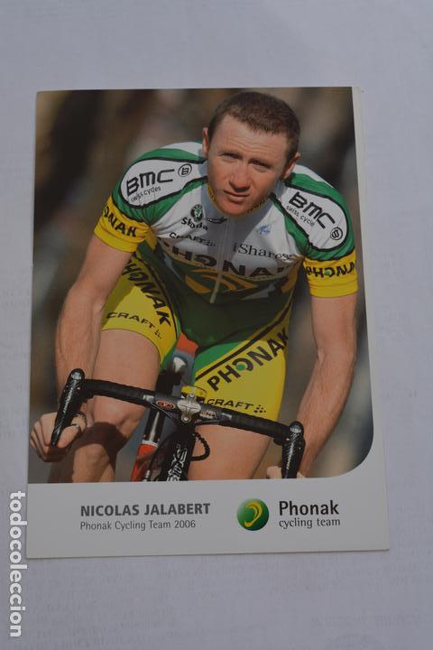 Coleccionismo deportivo: POSTAL DEL CICLISTA NICOLAS JALABERT (PHONAK) - Foto 1