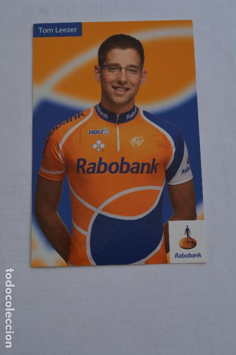 Coleccionismo deportivo: POSTAL DEL CICLISTA TOM LEEZER (RABOBANK) - Foto 1