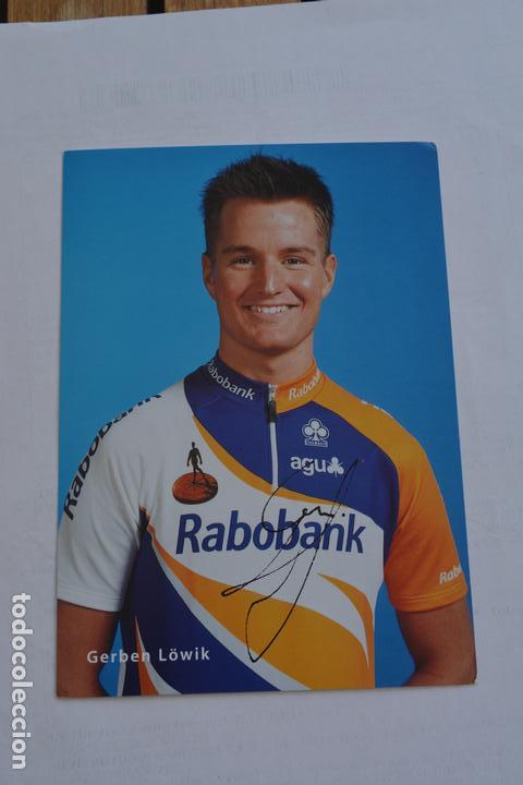 Coleccionismo deportivo: POSTAL DEL CICLISTA GERBEN LOWIK (RABOBANK) - Foto 1