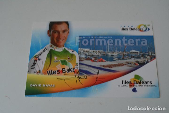 Coleccionismo deportivo: POSTAL DEL CICLISTA DAVID NAVAS (ILLES BALEARS) - Foto 1
