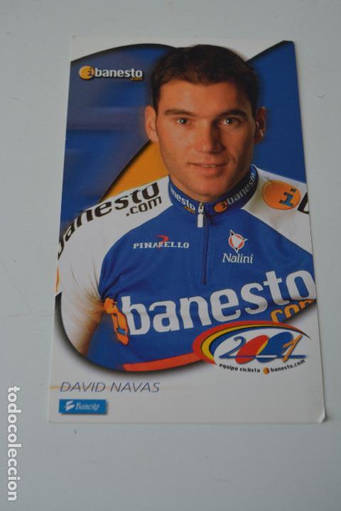 Coleccionismo deportivo: POSTAL DEL CICLISTA DAVID NAVAS (IBANESTO.COM) - Foto 1