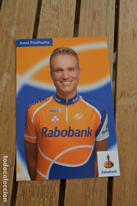 Coleccionismo deportivo: POSTAL DEL CICLISTA JOOST POSTHUMA (RABOBANK) - Foto 1