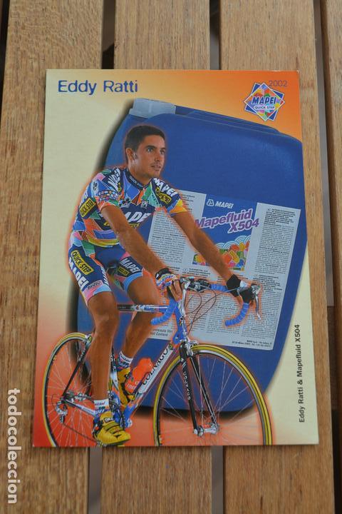 Coleccionismo deportivo: POSTAL DEL CICLISTA EDDY RATTI (MAPEI QUICK STEP) - Foto 1